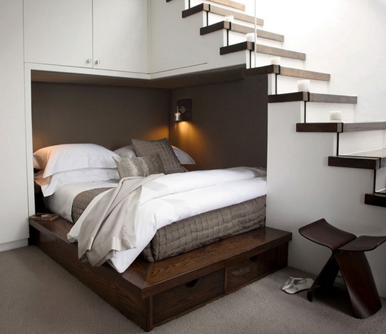 Правильное использование углового пространства в спальне: 10 примеров 